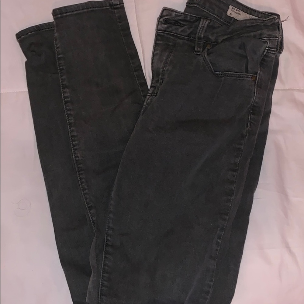 Pac sun olive green skinny jeans